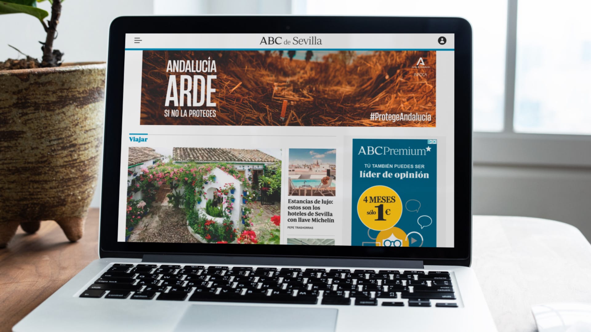 Aplicación de marca Plan INFOCA en entorno digital